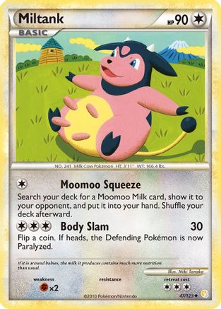 Miltank 47/123 - HeartGold SoulSilver