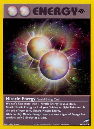 Miracle Energy/105 - Neo Destiny Unlimited Holofoil