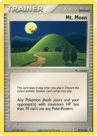 Mt. Moon/112 - FireRed & LeafGreen Reverse Holofoil