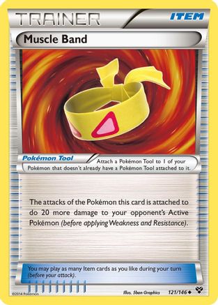 Muscle Band 121/146 - XY Base Set Reverse Holofoil