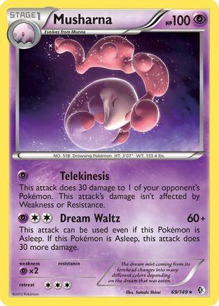 Musharna/149 - Boundaries Crossed Reverse Holofoil