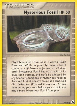 Mysterious Fossil/92 - Legend Maker Reverse Holofoil