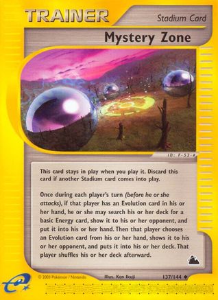 Mystery Zone 137/144 - Skyridge Reverse Holofoil