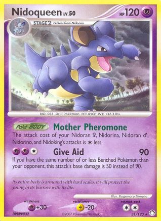 Nidoqueen/123 - Mysterious Treasures Reverse Holofoil