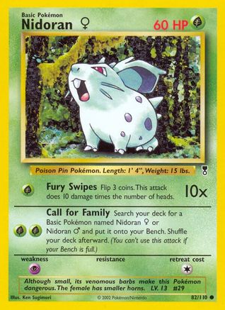 Nidoran F/110 - Legendary Collection