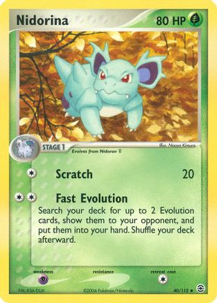 Nidorina/112 - FireRed & LeafGreen Reverse Holofoil