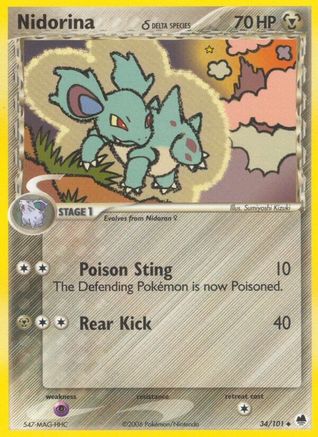 Nidorina (Delta Species)/101 - Dragon Frontiers