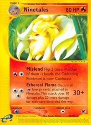 Ninetales (57)/165 - Expedition Reverse Holofoil