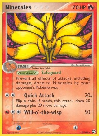 Ninetales/108 - Power Keepers Reverse Holofoil