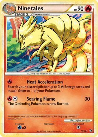 Ninetales/95 - Unleashed Reverse Holofoil