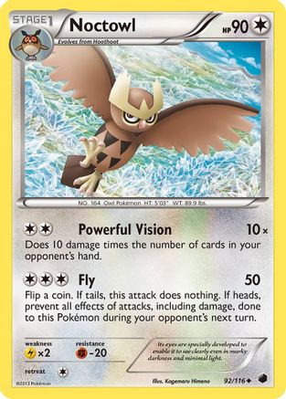 Noctowl/116 - Plasma Freeze Reverse Holofoil