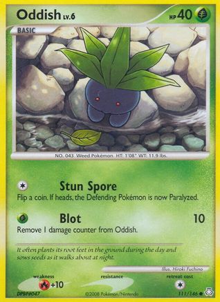 Oddish (111)/146 - Legends Awakened Reverse Holofoil