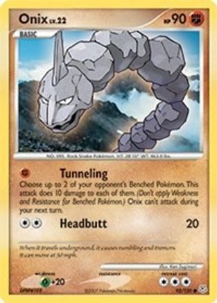 Onix/130 - Diamond and Pearl Reverse Holofoil