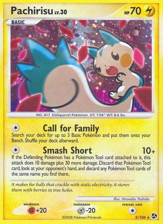 Pachirisu/106 - Great Encounters Holofoil