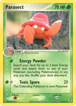 Parasect/112 - FireRed & LeafGreen Reverse Holofoil