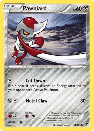 Pawniard/146 - XY Base Set Reverse Holofoil