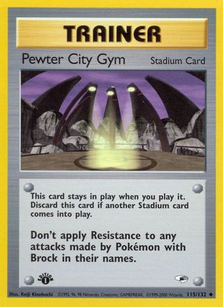 Pewter City Gym 115/132 - Gym Heroes