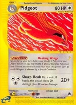 Pidgeot (59)/165 - Expedition Reverse Holofoil