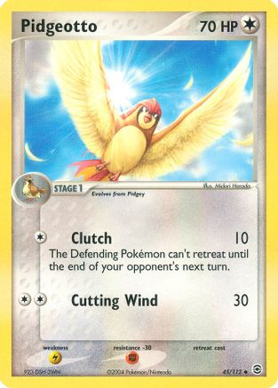 Pidgeotto/112 - FireRed & LeafGreen Reverse Holofoil