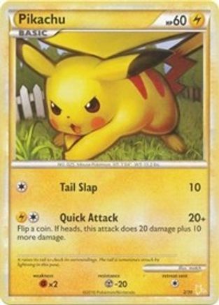 Pikachu (#16) - HGSS Trainer Kit Gyarados & Raichu