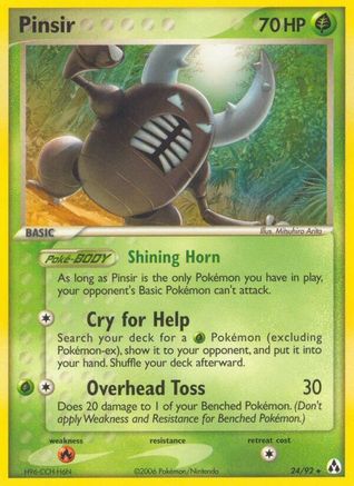 Pinsir/92 - Legend Maker Reverse Holofoil