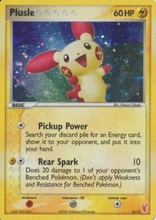 Plusle/12 - EX Trainer Kit 2 Plusle & Minun Holofoil