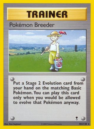 Pokemon Breeder/110 - Legendary Collection Reverse Holofoil