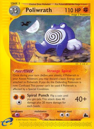 Poliwrath 26/144 - Skyridge Reverse Holofoil