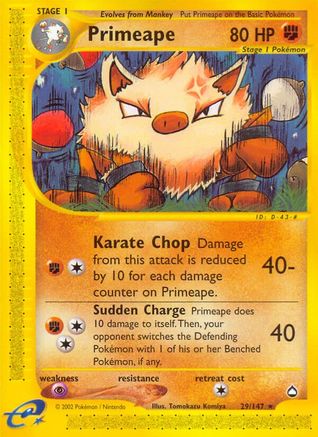 Primeape/147 - Aquapolis