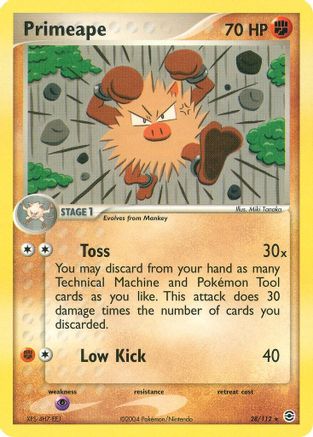 Primeape/112 - FireRed & LeafGreen Reverse Holofoil