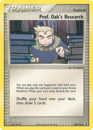 Prof. Oak's Research/112 - FireRed & LeafGreen Reverse Holofoil