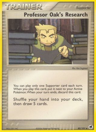 Professor Oak's Research/101 - Dragon Frontiers Reverse Holofoil