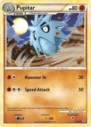 Pupitar (39)/95 - Unleashed Reverse Holofoil