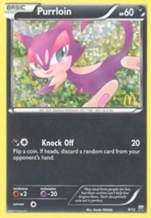 Purrloin - 9/12/12 - McDonalds Promos 2012 Holofoil