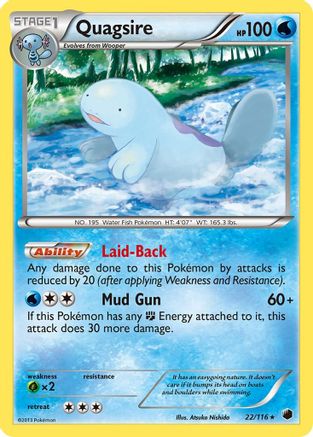 Quagsire/116 - Plasma Freeze Reverse Holofoil