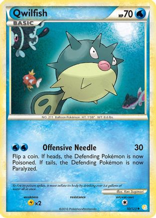 Qwilfish 50/123 - HeartGold SoulSilver