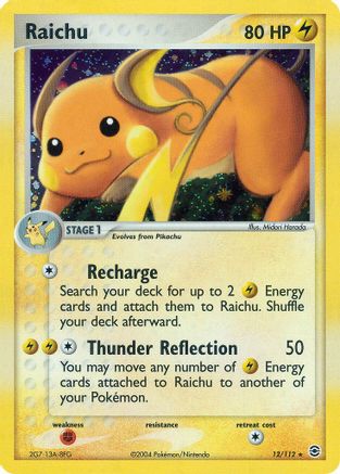 Raichu/112 - FireRed & LeafGreen