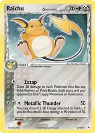 Raichu (Delta Species)/110 - Holon Phantoms Reverse Holofoil