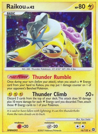 Raikou/132 - Secret Wonders Holofoil