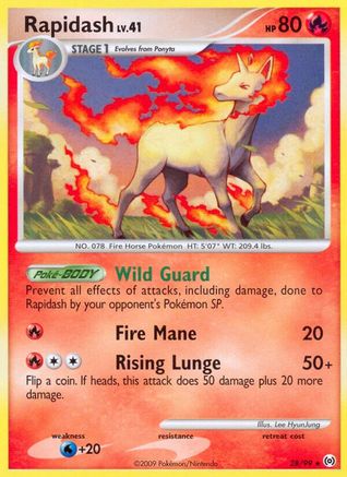Rapidash (28)/99 - Arceus Reverse Holofoil