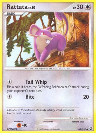 Rattata/132 - Secret Wonders Reverse Holofoil