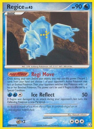 Regice/146 - Legends Awakened Reverse Holofoil