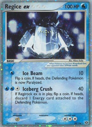 Regice ex/106 - Emerald