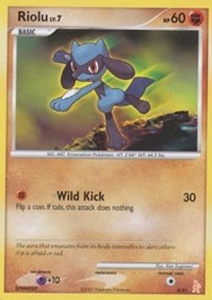 Riolu - DP Trainer Kit Manaphy & Lucario