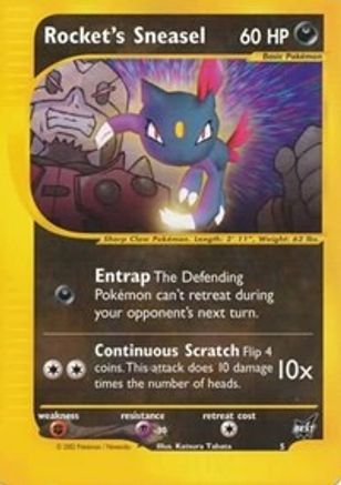 Rocket's Sneasel - 5/9 - Best of Promos