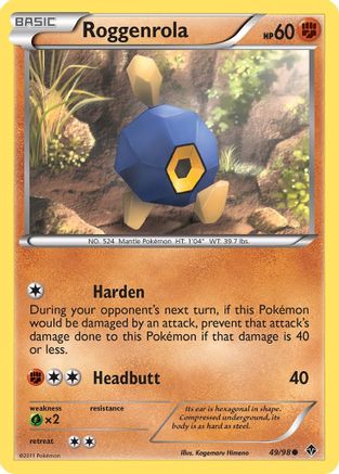 Roggenrola (49)/98 - Emerging Powers