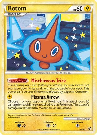 Rotom/90 - Undaunted Reverse Holofoil