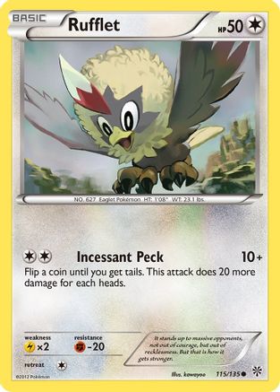 Rufflet/135 - Plasma Storm Reverse Holofoil