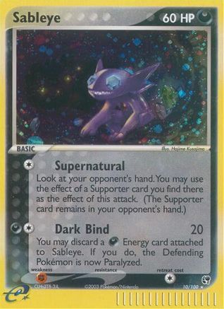 Sableye/100 - Sandstorm Holofoil