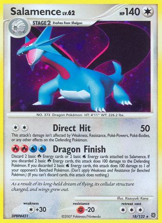 Salamence/132 - Secret Wonders Reverse Holofoil
